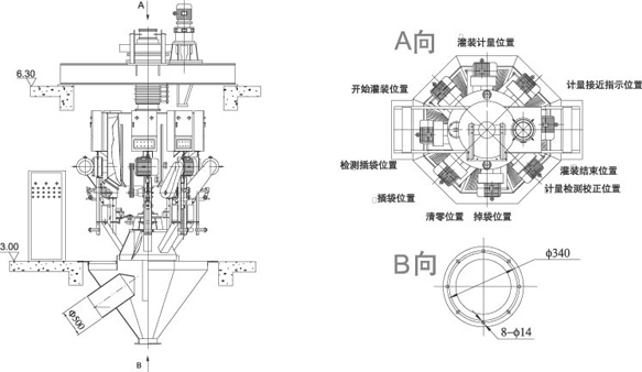 組合式選粉機結構圖